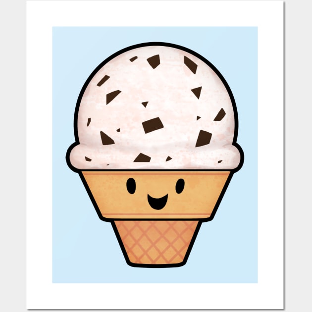 Cookies and Creme Ice cream Wall Art by kantonic